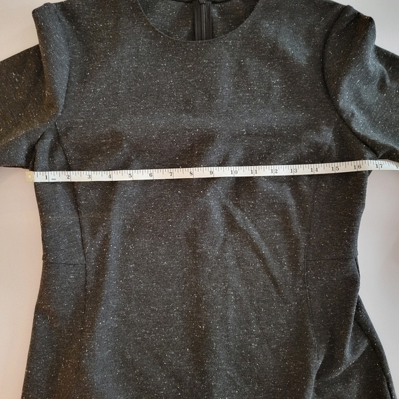 NWT THEORY Fitted Melange Ponte Charcoal - Picture 7 of 11